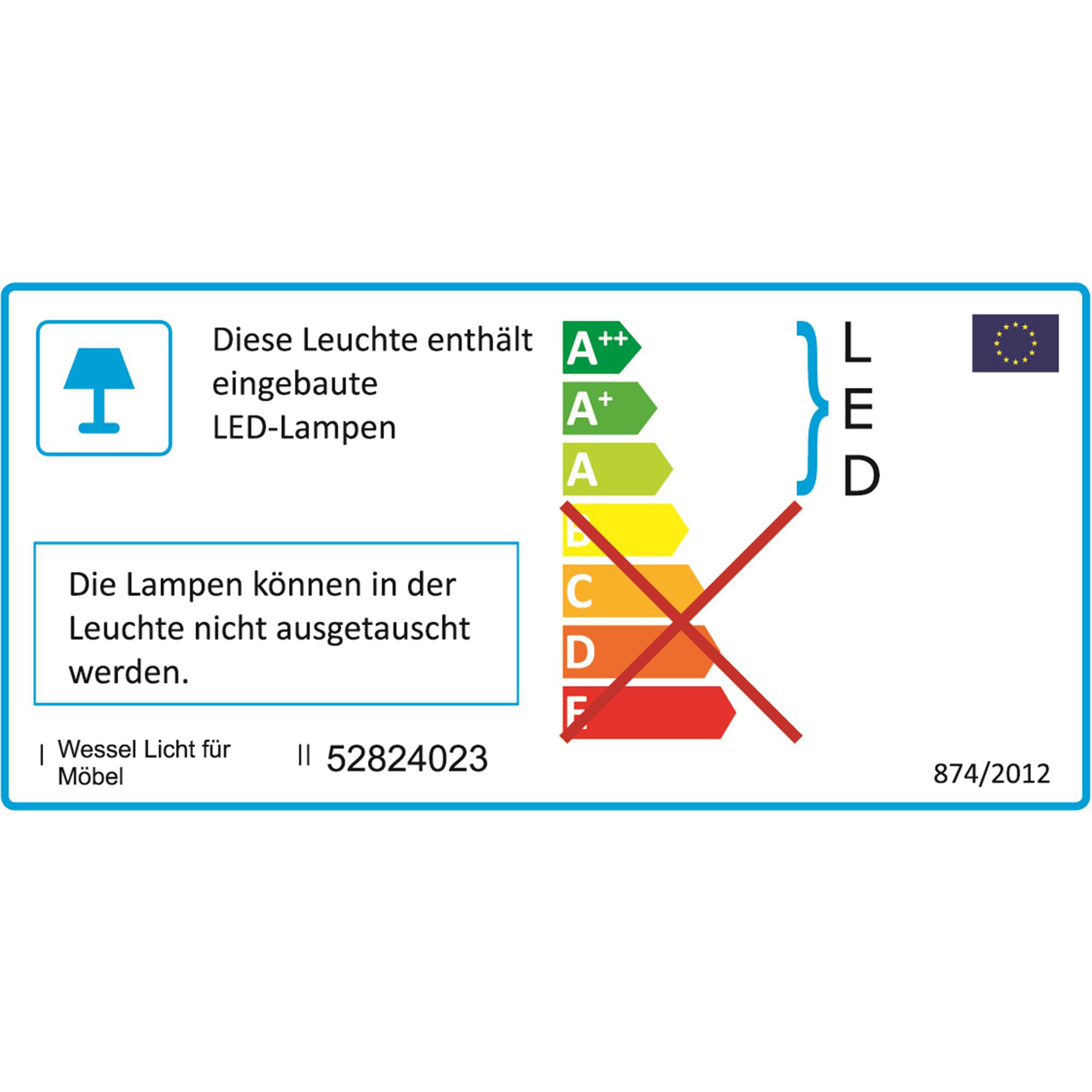 Hasena Snake – LED Bettleuchte zur Montage am Kopfteil, Set aus 2 Leuchten