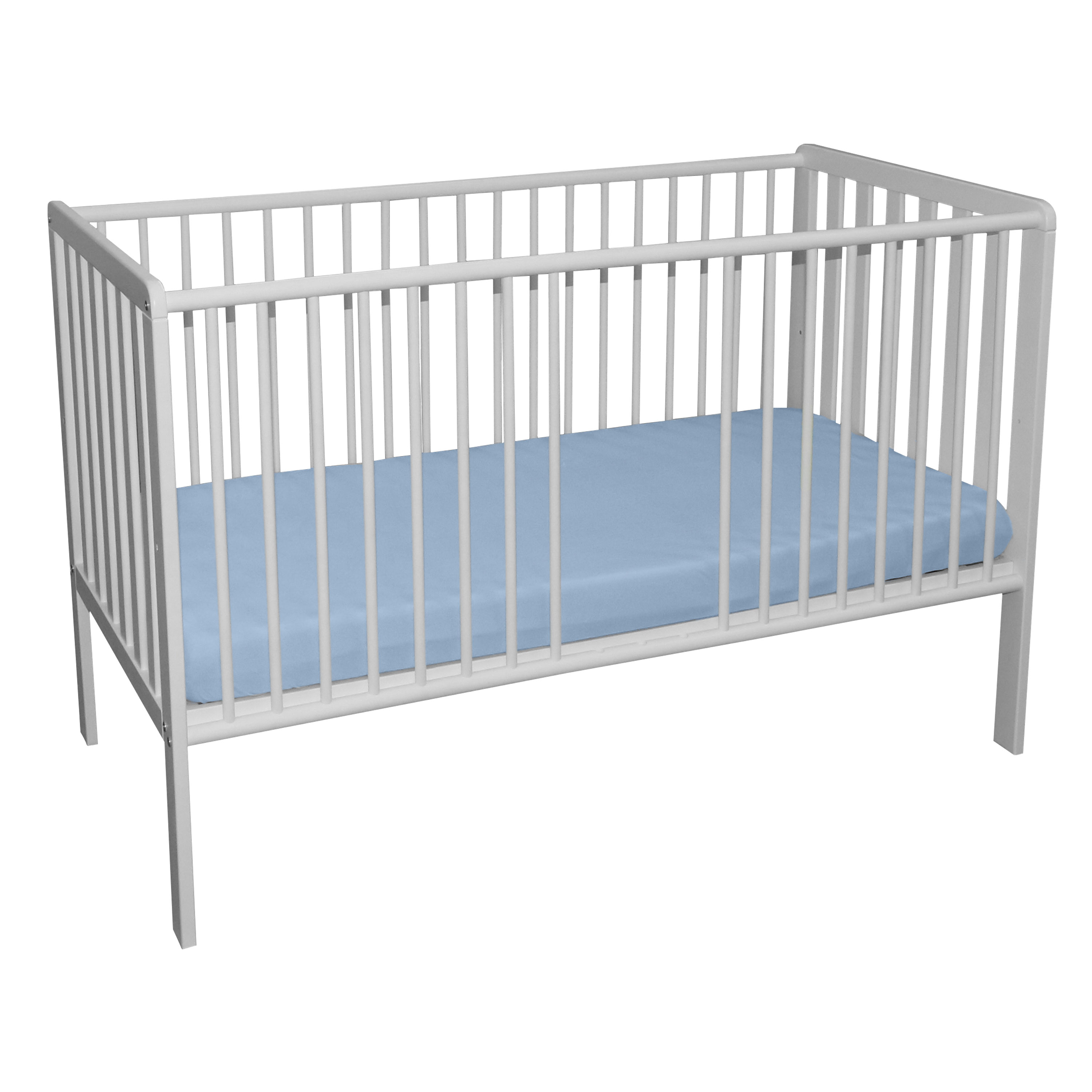 Bubema Nils 2.0 - Babybett aus massiver Buche, zwei Farben, 70x140 cm